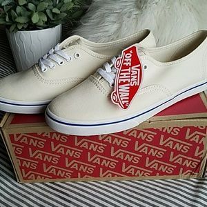 NEW IN BOX WITH TAGS Cream Vans
